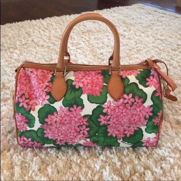 Dooney and Bourke satchel floral - Picture 2 of 5